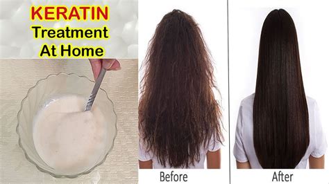 Keratin Treatment At Home For Straight Smooth Shiny And Healthy Hair