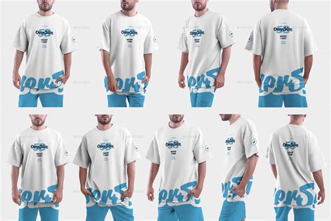 9 Mockups Oversize T Shirt Graphics Graphicriver