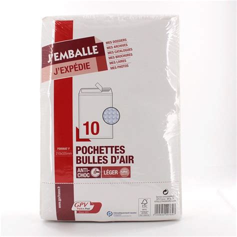 Pack N Post 10 Pochettes Bulles D Air 210x335 Mm Gpv La Poste