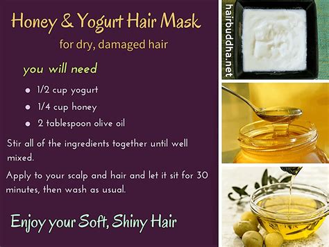 Yogurt And Honey Hair Mask Get Super Soft And Shiny Hair Hair Buddha