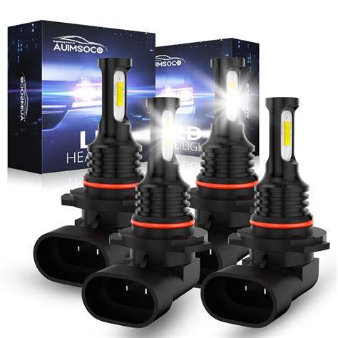 X Led Combo Headlight Kit Bulbs K Cool White Bright High