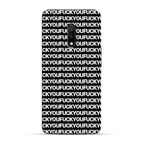 Dreamcart Quotes Fuck You Funky Fonts Pattern Black White Design Amazing Look Printed Hard