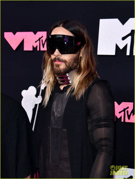 Jared Leto Sports Dark Eyeshadow Heeled Boots For MTV VMAs 2023 With