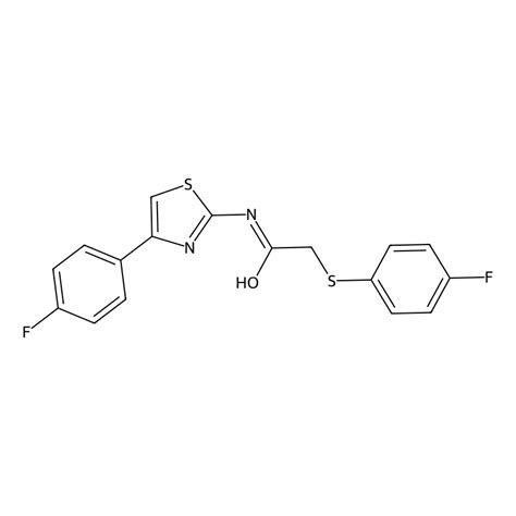 Buy N 4 4 Fluorophenyl Thiazol 2 Yl 2 4 Fluorophenyl Thio