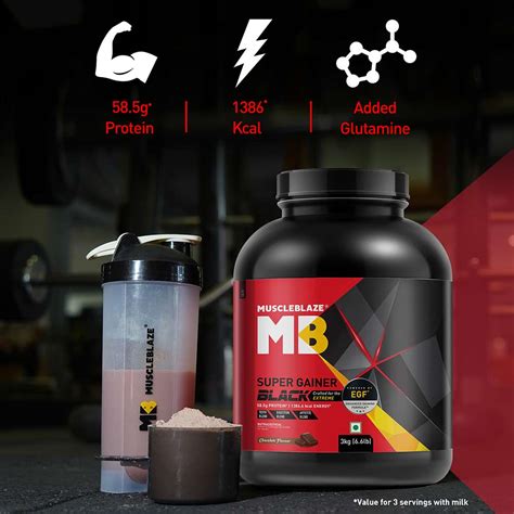 Super Gainer Black At Best Price In India Muscleblaze