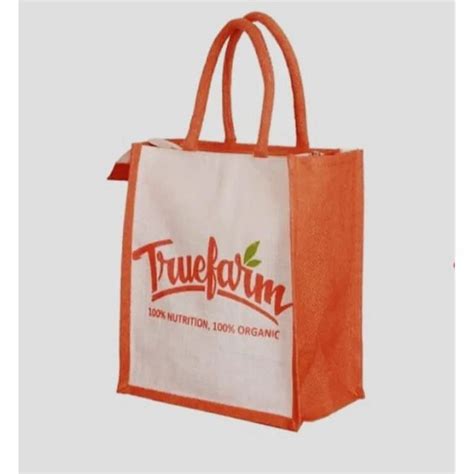 Orange Jute Carry Bag Weight Capacity 2 KG At Rs 80 Piece In New