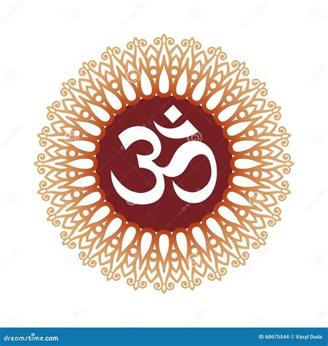 Ohm Sign Stock Vector Illustration Of Hinduism Element 68675544