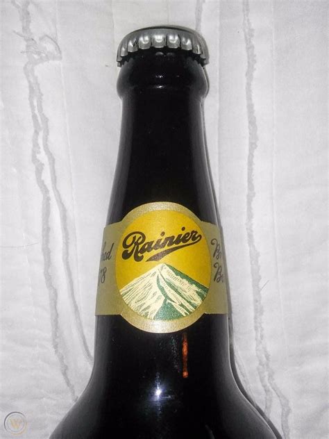 Rare Vintage Rainier Beer 100 Year Commemorative Bottle From 1978