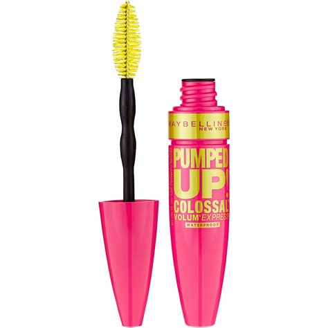 Maybelline Volum Express Pumped Up Colossal Waterproof Mascara Black 95ml032oz