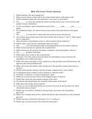 BIOL 252L Exam 1 Practice Questions Pdf BIOL 252L Exam 1 Practice