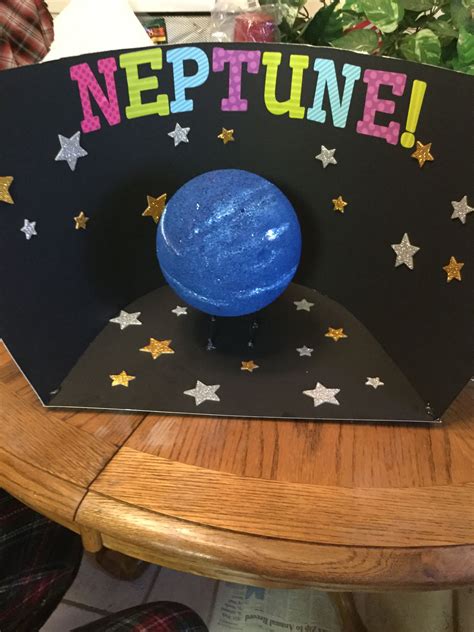 The Finished Product Of My Neptune Science Project Science Projects