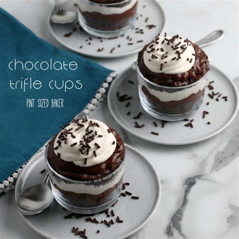 Super Easy Easy Chocolate Pudding Trifle Cups • Pint Sized Baker