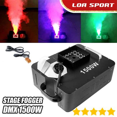 Jual Mesin Asap Panggung W Fogger Smoke Machine Dmx Remote Led Rgb