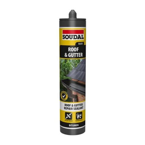 Soudal Roof And Gutter Sealant Black Decorating Centre Online