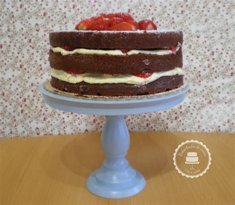 Bolos Lindos De Comer Naked Cake Chocolate E Morangos II Chocolate And Strawberry Naked Cake II