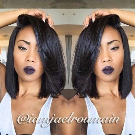 I Love This Style Weave Hairstyles Straight Hairstyles Black