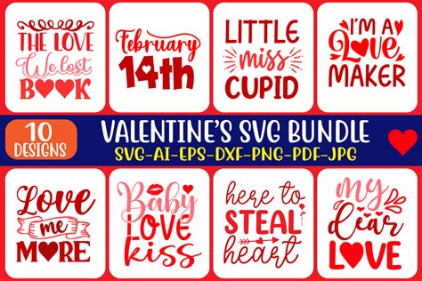 Valentine S Svg Bundle Vol 3 Graphic By Premium Svg Art · Creative Fabrica