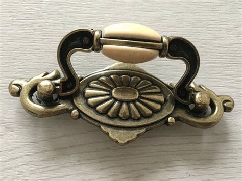 2 25 Drop Bail Dresser Pulls Ceramic Drawer Pull Handles Etsy