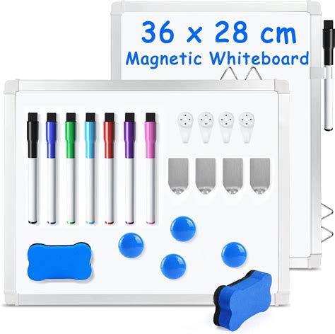 Magnettafel Klein Ohuhu 2 Stück Mini Whiteboard 36 x 28 cm