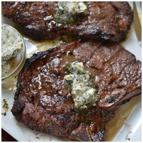 Marinated Herb Butter T Bone Steaks Small Town Woman