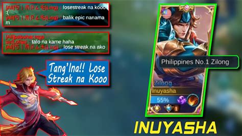 Ling Was Crying When He Meet Me Top 1 Philippines Global Zilong Mobile Legends Bang Bang