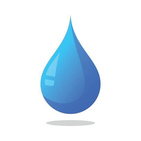 Blue Water Droplet 16119997 Vector Art At Vecteezy