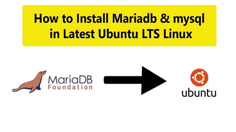 How To Install Mariadb In Ubuntu Lts Linux Iwcoding How To Install