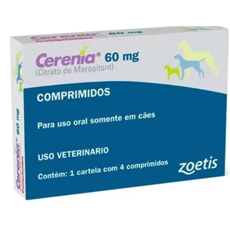 Cerenia 60 Mg Zoetis Anti Enjoo Para Cães C 4 Comprimidos Shopee Brasil