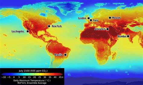 Nasa maps reveal how the world will need to adapt to climate change ...