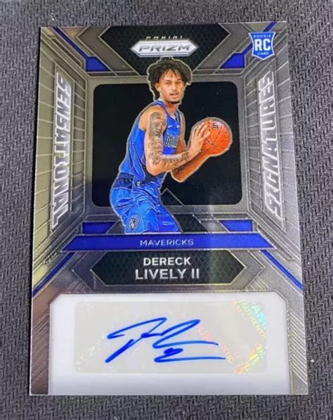 2023 24 PANINI PRIZM Dereck Lively II Sensational Signatures Auto RC