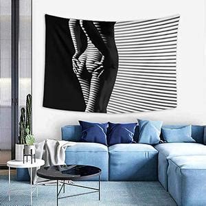 Promo Naked Girl Tapestry Nude Woman Sexy Artistic Black And White 60 X80 Cicil 0 3x Jakarta