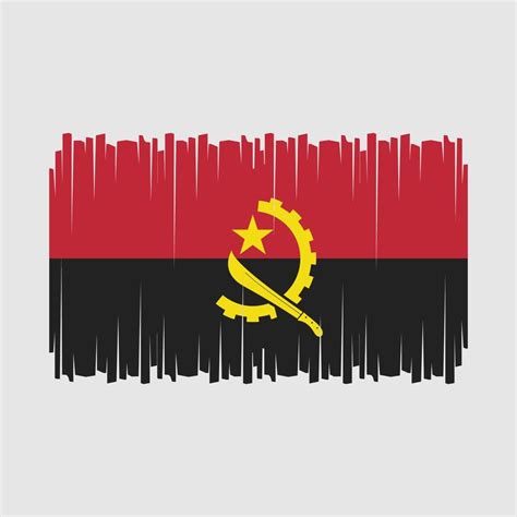 Angola Flag Vector 21981604 Vector Art at Vecteezy