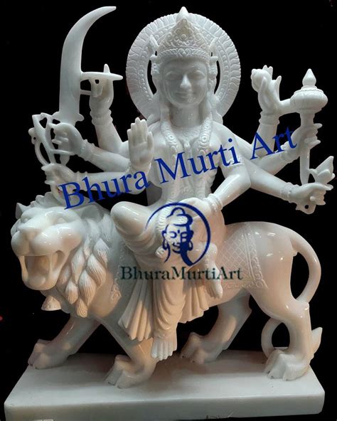 White Marble Durga Mata Statue Home At Rs 15000 In Jaipur ID