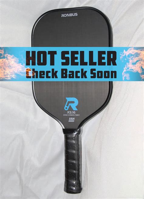 Ronbus R3 16 Pickleball Paddle BACKORDER Republic Of Pickleball