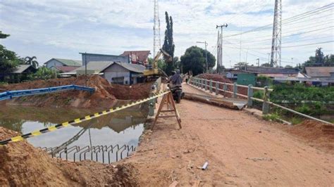 Update Pengerjaan Jembatan Irigasi Sungai Sipai Banjar Kalsel Masuki