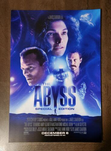 The Abyss K Special Edition Theater Print James Cameron Limited