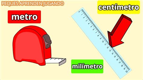 Unidades de medida centímetro y metro para niños Longitud Video de