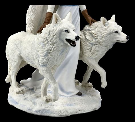 Figur Wolf W Chter Winter Guardians By Anne Stokes Anne Stokes