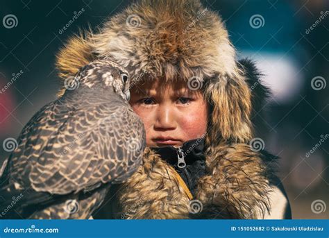 Bayan Ulgii Western Mongolia October 07 2018 Nomad Games Golden