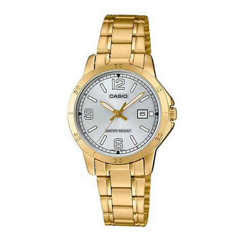 Reloj Casio Ltp V G B Acero Mujer Dorado Btime