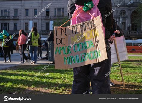 Buenos Aires Argentina Oct 2023 Poster Protest Seismic Exploration ...