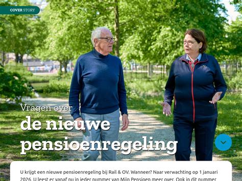 Wat Vindt En Weet U Van Nieuwe Pensioen Pensioengerechtigd Mijn