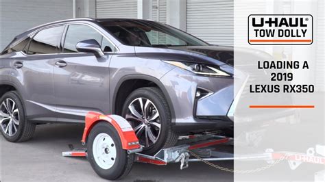 Loading A 2019 Lexus RX350 FWD On A U Haul Tow Dolly YouTube