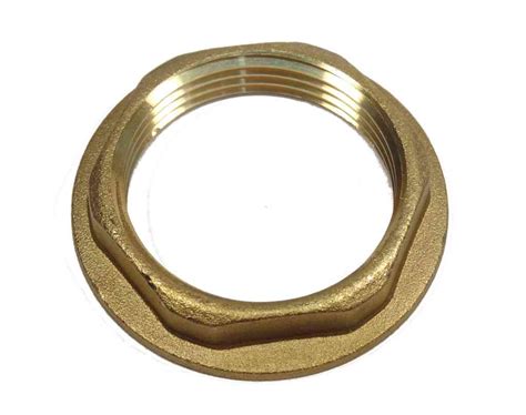 Bsp Brass Flanged Back Nut Basin Waste Size