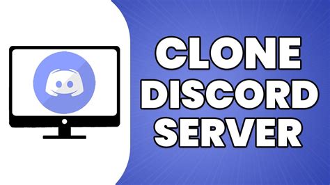 How To Clone Discord Server Updated Youtube