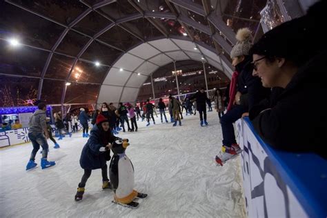 Pistas De Gelo Para Patinar No Porto E Norte