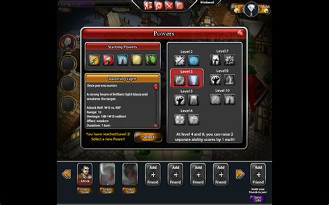 Screenshot of Dungeons & Dragons: Heroes of Neverwinter (Browser, 2011) - MobyGames