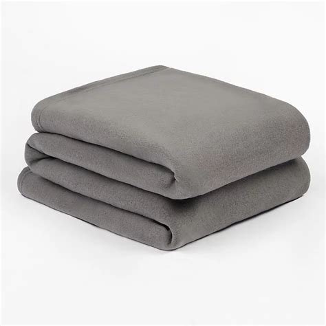 Warm Plain Fleece Throw Over Bed Sofa Blanket Diy At Bandq