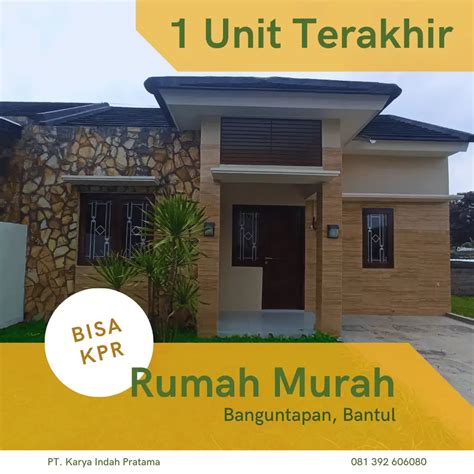 Rumah Minimalis Dalam Perumahan Bisa Kpr Btn Angsuran Ringan Dijual