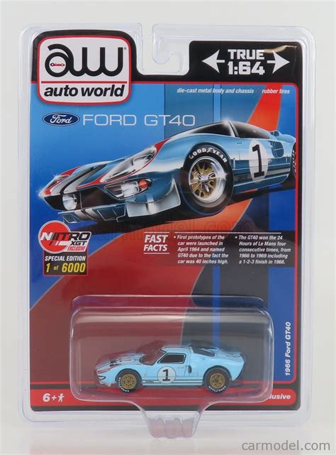 AUTOWORLD AWCP7921 Scale 1 64 FORD USA GT40 N 1 HERITAGE EDITION 1966